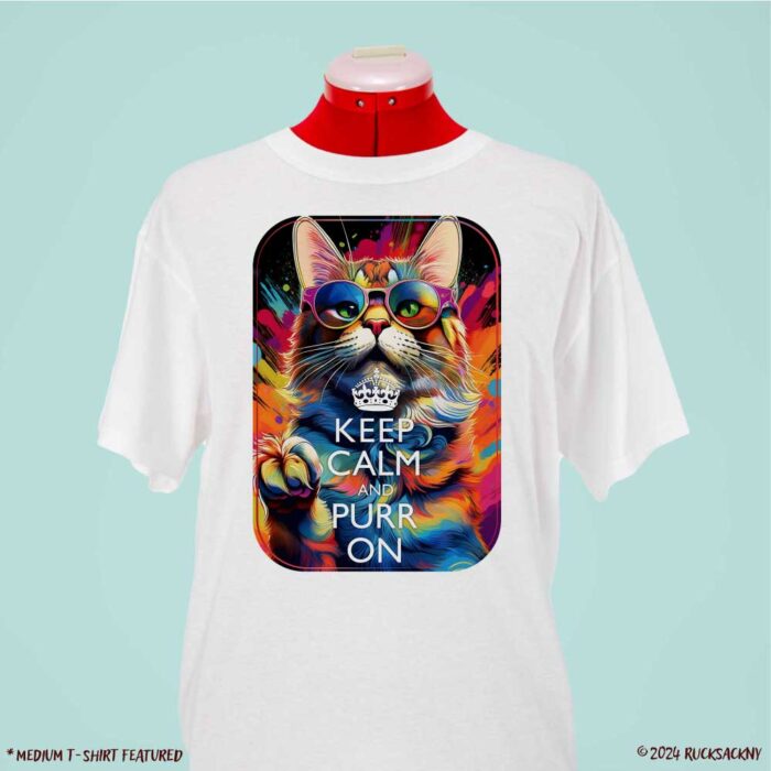 T-Shirt: Keep Calm and Purr On